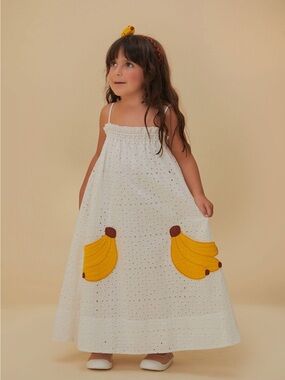 Banana Pocket Kids Dress